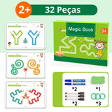 Caderno de traço e desenho infantil MagicBook™ [PROMOÇÃO MÊS DAS CRIANÇAS] - Basic Store